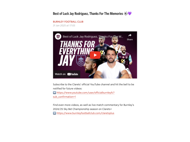 Screenshot of an article in fullscreen in unread rss reader