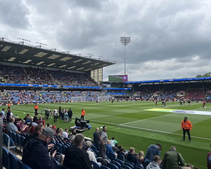 View towards the Jimmy McIlroy stand at Turf Moor, ahead of the visit of Sunderland