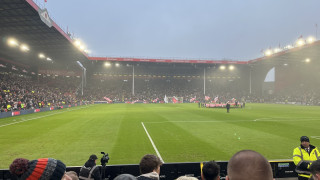 Brammall Lane, ahead of kick-off